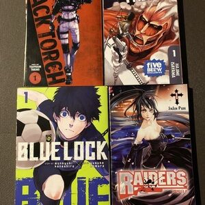 Manga Bundle Of 4 Books